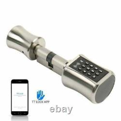 Smart Cylinder Lock Avec Ttlock App Keyless Electronic Door Lock 40/40t Bt Wifi
