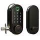 Smart Door Fingerprint Lock Écran Tactile Keyless Electronic Keypad Digital Black