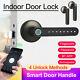 Smart Door Handle Lock App+fingerprint+password Unlock Touch Keypad Keyless Home