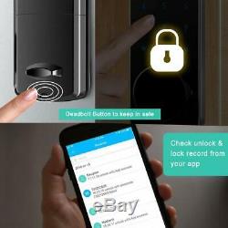 Smart Door Lock Électronique Bluetooth Verrouillage Automatique Du Clavier Les Serrures De Portes D'entrée Sans Clé