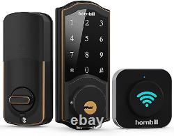 Smart Door Lock, Hornbill Entrée Sans Clé Smart Security Deadbolt Lock Avec Wi-fi B