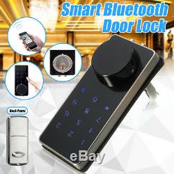 Smart Electronic Sans Clé De Verrouillage De Porte Bluetooth Tactile Mot De Passe App Accueil Sécurité