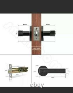 Smart Fingerprint Door Lock Touch, 5-en-1 Keyless Entry Card Wifi Bluetooth