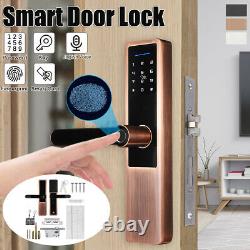 Smart Keyless Door Lock Security Electronic Password Keypad Card Empreinte Digitale