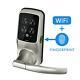 Smart Lock Biometric Latch 3d Fingerprint Wi-fi Batterie Alarme Bluetooth