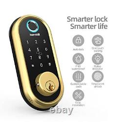 Smart Lock Deadbolt Hornbill Fingerprint Verrouillage De Porte Avec Clavier Bluetooth Elec