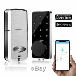Smart Lock Door App Sans Clé À Pêne Dormant Numérique Bluetooth Porte Électronique
