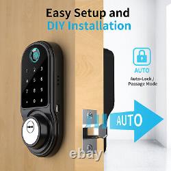 Smart Lock Empreinte Du Doigt Verrouillage Du Mot De Passe Clé Empreinte Du Doigt App Tuya Serrure De Porte Intelligente