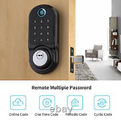 Smart Lock Empreinte Du Doigt Verrouillage Du Mot De Passe Clé Empreinte Du Doigt App Tuya Serrure De Porte Intelligente