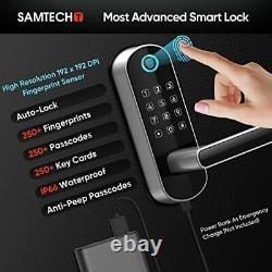 Smart Lock, Serrure de porte sans clé, Serrure à empreinte digitale, Serrure numérique de porte.