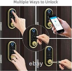 Smart Lock Touch, Serrures De Porte D’entrée Sans Clé, Hornbill Bluetooth Electronic Deadbolt