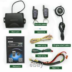 Smart Phone Control Car Alarm System Kit Démarrer Moteur Serrure Déverrouiller Porte Sans Clé