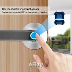 Smart Poignée De Porte D'empreintes Digitales Verrouillage Mot De Passe App Remote Control For Home Sécurité