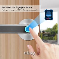 Smart Poignée De Porte Verrouillage App Contrôle À Distance D'empreintes Digitales Mot De Passe De Déverrouillage Sans Clé