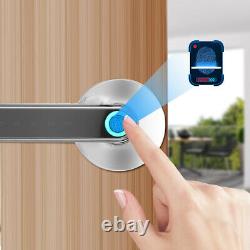 Smart Poignée De Porte Verrouillage App Contrôle À Distance D'empreintes Digitales Mot De Passe De Déverrouillage Sans Clé
