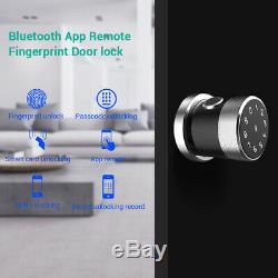 Smart Serrure De Porte Biométrique Phone App Unlock Sans Clé Étanche Accueil Security Lock