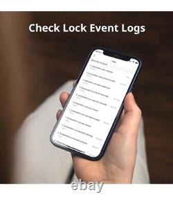 SwitchBot Smart Lock WiFi, Serrure de porte sans clé, Serrure de porte intelligente pour porte d'entrée