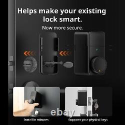 SwitchBot WiFi Smart Lock Pro avec clavier tactile, empreinte digitale Entrée sans clé