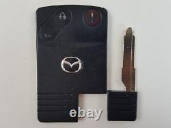 Télécommande d'entrée sans clé d'origine pour Mazda 07-11, clé intelligente OEM vierge non coupée, insert USA.