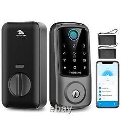 Tigerking Smart Lock Verrouillage De Porte D'entrée Sans Clé Avec Bluetooth Biometric Fingerp