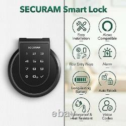 Touchez Smart Lock Deadbolt Verrouillage De Porte D'entrée Sans Clé Avec Smart Hub