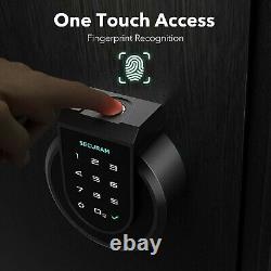 Touchez Smart Lock Deadbolt Verrouillage De Porte D'entrée Sans Clé Avec Smart Hub