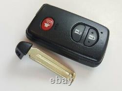 Toyota Highlander 08-13 D'origine À Distance Smart Key Moins Entrée Blank Uncut Insert