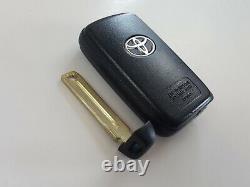 Toyota Highlander 08-13 D'origine À Distance Smart Key Moins Entrée Blank Uncut Insert