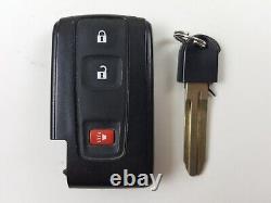 Toyota Prius D'origine 04-09 Logo Noir Oem Smart Key Moins D'entrée À Distance Fob Car