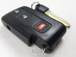 Toyota Prius D'origine 04-09 Logo Noir Oem Smart Key Moins D'entrée À Distance Fob Car