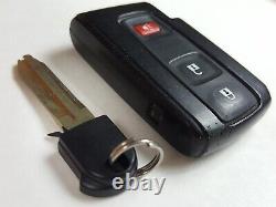 Toyota Prius D'origine 04-09 Logo Noir Oem Smart Key Moins D'entrée À Distance Fob Car