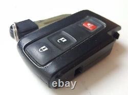 Toyota Prius D'origine 04-09 Logo Noir Oem Smart Key Moins D'entrée À Distance Fob Car