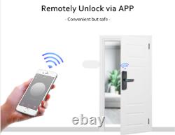 Tuya App Smart Door Lock Keyless Electronic Security Fingerprint Sensor For Home