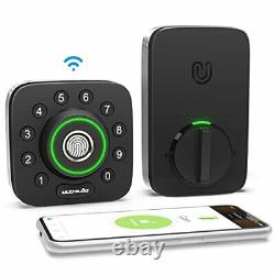 U-bolt Pro Wifi Smart Lock Avec Capteur De Porte, 6-en-1 Serrure De Porte Sans Clé