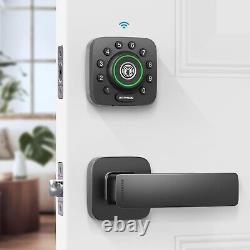 ULTRALOQ U-Bolt Pro Serrure Intelligente WiFi avec Ensemble de Poignée Entrée sans Clé par Empreinte Digitale