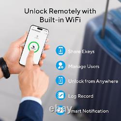 ULTRALOQ U-Bolt WiFi Smart Lock avec WiFi intégré, Porte d'entrée sans clé 7-en-1