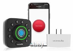 Ultraloq Smart Lock U-bolt Pro + Adaptateur Wifi Pont 6-en-1 Entrée Sans Clé Doo