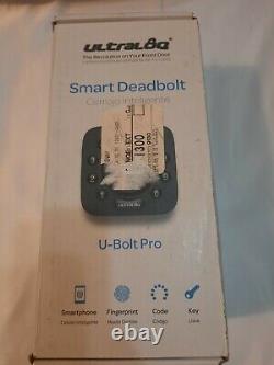 Ultraloq Smart Lock U-bolt Pro + Bridge Wiifi, Serrure De Porte D'entrée Sans Clé