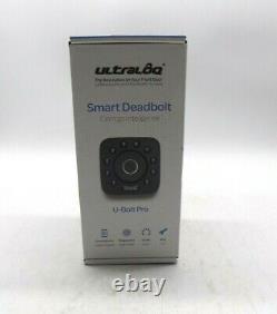 Ultraloq U-bolt Pro Smart Lock + Adaptateur Bridge Wifi, 6-en-1 Sans Clé De Porte D'entrée