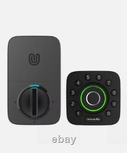 Ultraloq U-bolt Pro Wifi Bluetooth D'empreintes Digitales Sans Clé Intelligente De Verrouillage De Porte À Pêne Dormant