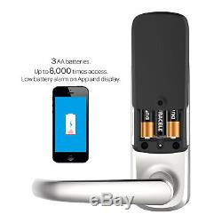 Ultraloq Ul3 Bt Bluetooth D'empreintes Digitales Et Écran Tactile Sans Clé Intelligent De Verrouillage De Porte