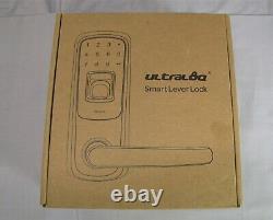 Ultraloq Ul3btsn Empreinte De Doigt Ecran Tactile Sans Clé Smart Door Lock Satin Nickel Gs
