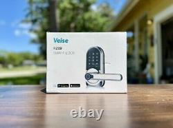 Veise Smart Lock, Serrure de Porte à Entrée Sans Clé avec Poignée, Contrôle d'Application d'Empreinte Digitale