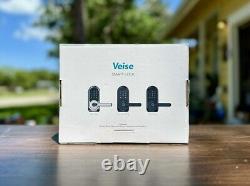 Veise Smart Lock, Serrure de Porte à Entrée Sans Clé avec Poignée, Contrôle d'Application d'Empreinte Digitale