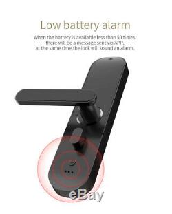 Verrou De Porte Intelligent D'empreinte Digitale Pineworld Keyless Touchscreen, Cool Black Left