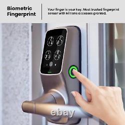 Verrou de porte intelligent Lockly Secure Pro Wi-Fi sans clé avec clavier PIN Genie