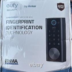 Verrou intelligent Eufy avec empreinte digitale, entrée sans clé, verrou électronique Bluetooth