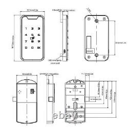 Verrouillage D'armoire Électronique, Alliage De Zinc Smart Numérique Rfid Mot De Passe Verrouillage Sans Clé