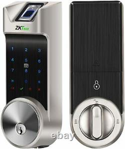 Verrouillage De Porte Sans Clé Bluetooth Smart Lock Biométrique Deadbolt Pour Porte Avant