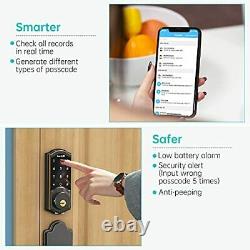 Verrouillage De Porte Sans Clé Deadbolt, Hornbill Smart Lock, Serrures Intelligentes Pour Le Front